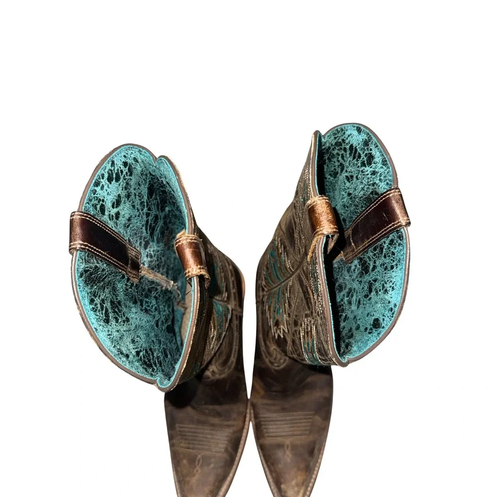 Ariat Cheyenne Tribal Boots Women's‎ Size 7B- Perfectly Broken-In Cowgirl Boots
